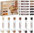 Wood Filler Sticks, 12 Colors Wood Wax Crayons Furniture Markers Touch Up by Xmnamc