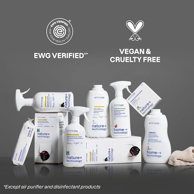 ATTITUDE Window & Mirror Cleaner, EWG Verified, Plant- & Mineral-Based - Image 7