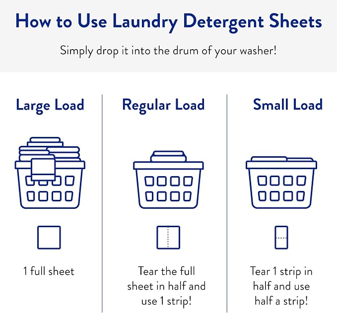 Clean People Laundry Detergent Sheets- Recyclable Packaging, Hypoallergenic - Image 3