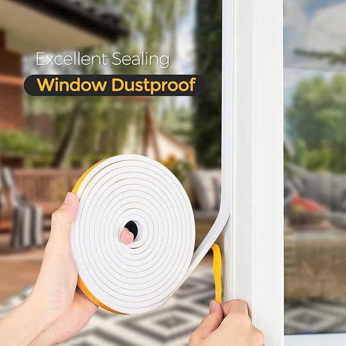 10 Feet Weather Stripping Door Seal, 3/4" Wide X 5/16" Thick Door Seal Strip - Image 7