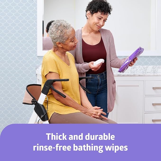 Medline Readybath Body Wipes, Shower and Bath - Image 2