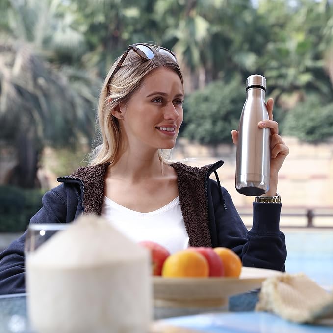 MEWAY 17oz Sport Water Bottle 12 Pack Vacuum Insulated Stainless Steel - Image 6