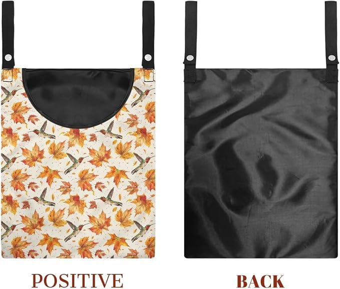 Maple Leaf Large Capacity 14.5 x 12 Inch Clothespin Bag - Image 7