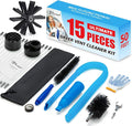 BLuesea Dryer Vent Cleaner Kit, 15-Piece Ultimate Dryer Cleaning Kit Include 50 by Bluesea