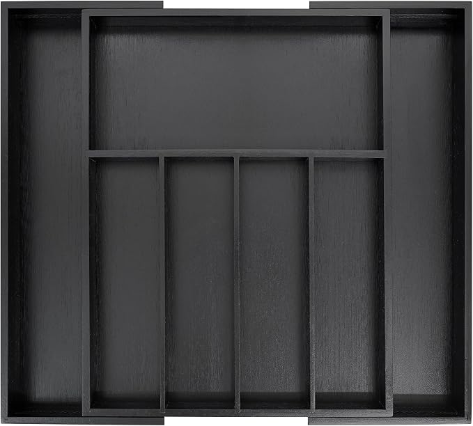 VaeFae Premium Bamboo Drawer Organizer, Expandable Silverware Drawer Organizer by VaeFaeDirect