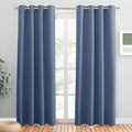 PONY DANCE Stone Blue Blackout Curtains by PONYDANCE