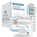 McKesson Washcloth Wipes for Adults, Unscented Disposable Wash Cloths for Body by McKesson