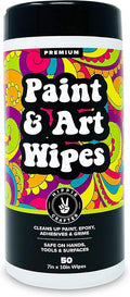 Paint and Art Wipes, Heavy-Duty Cleaner by HippieCrafter