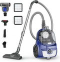 Aspiron Canister Vacuum, Upgraded 1600W Bagless Canister Vacuum Cleaner by aspiron