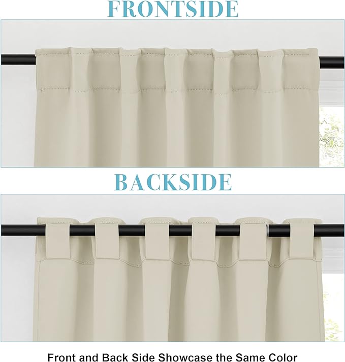 RYB HOME Bathroom Curtains Blackout - Image 3