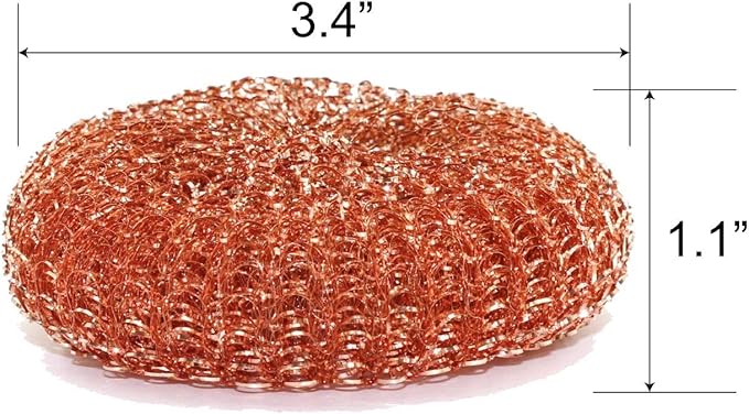 12 Pack Copper Coated Scourers by SCRUBIT – Scrubber Pad Used - Image 5