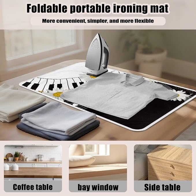Music Ironing Pad Ironing Blanket Thick Travel Iron Pad Heat Resistant Ironing - Image 6