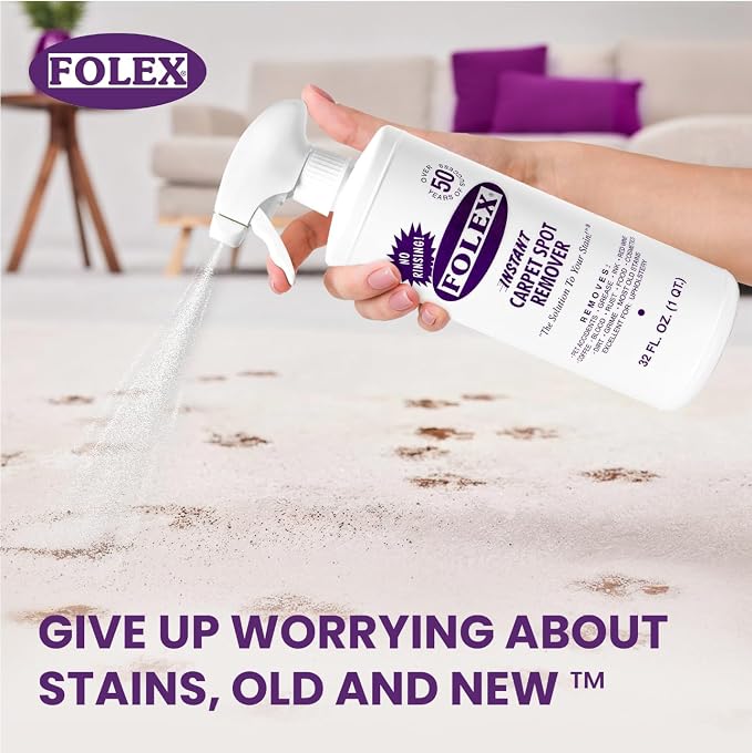 FOLEX Instant Carpet Spot Remover 32 oz – Powerful Stain Remover - Image 7
