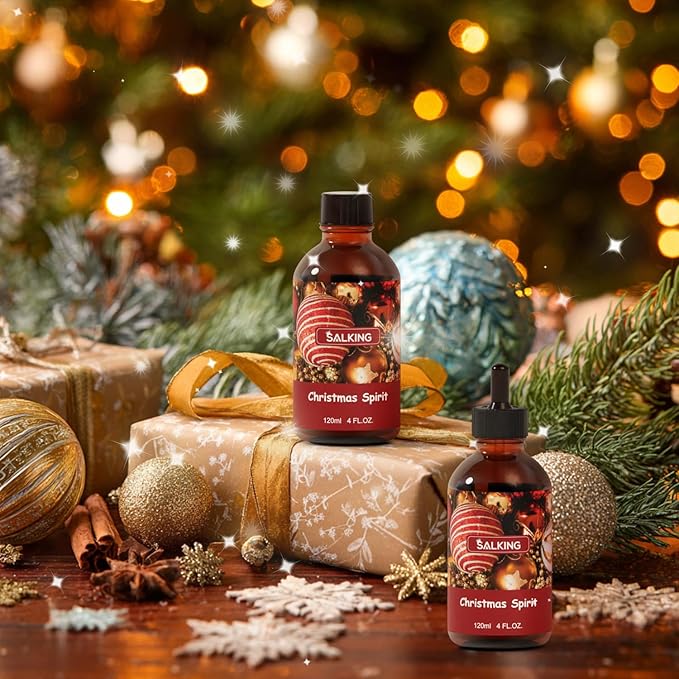SALKING Christmas Spirit Fragrance Oil, 120ml Premium Essential Oils - Image 6