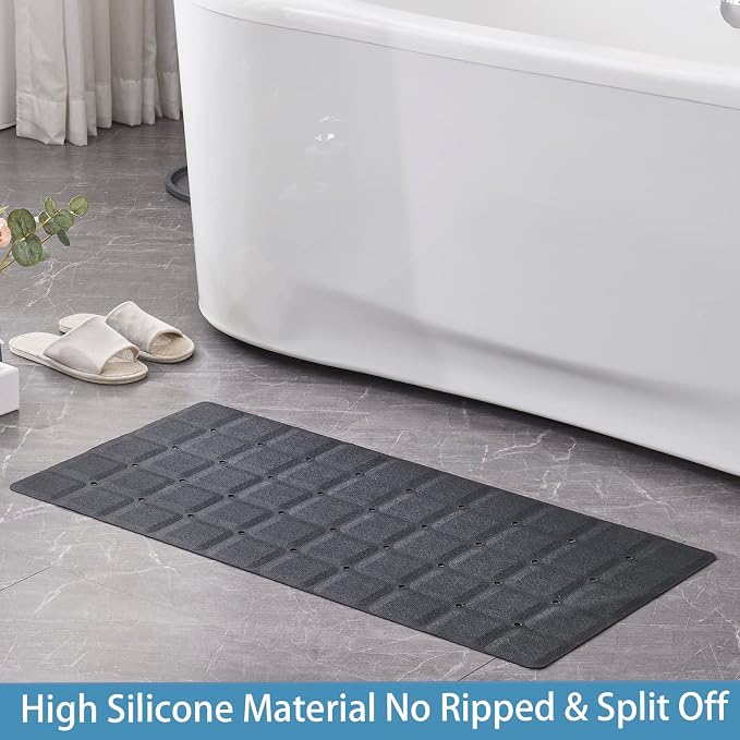Foldable Silicone Bathtub Mat: Jumbo Size Heavy Duty Safety Bath Mat - Image 5
