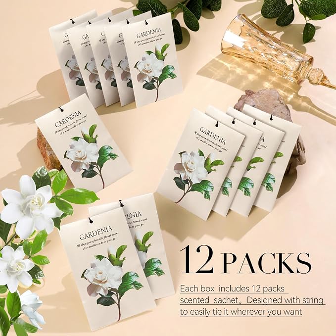 Gardenia Scented Sachet Bags - Image 3