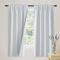 RYB HOME 100% Blackout White Curtains by RYBHOME