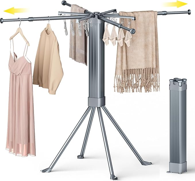 BIREN Clothes Drying Rack Foldable Extending Laundry Rack - Image 9