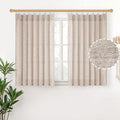 YoungsTex Natural Linen Curtains 40 Inch Length by YoungsTex
