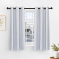 PONY DANCE Black Out Curtains for Bedroom 54 inch Length 2 Panels Set, Thermal by PONYDANCE