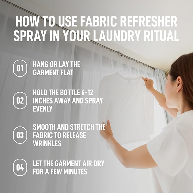Laundry Sauce Fabric Refresher Spray Australian Sandalwood, Odor-Fighting - Image 5