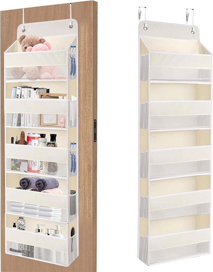 QINGUANG Over The Door Organizer, Hanging Organization and Storage, Behind Door by QINGUANG