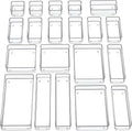 SMARTAKE 20-Piece Drawer Organizer by SMARTAKE