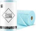 Fantasticlean Microfiber Cleaning Cloth Roll -75 Pack, Tear Away Microfiber by Fantasticlean