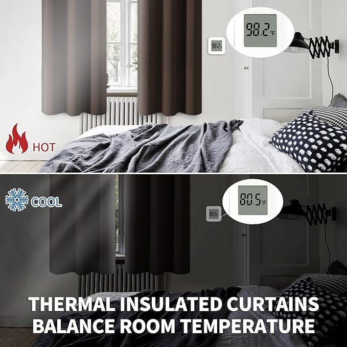 BGment Rod Pocket Blackout Curtains - Image 3