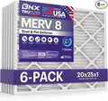 BNX TruFilter 20x25x1 Air Filter MERV 8 by BNX