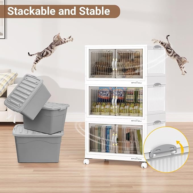 BROVIEW 240Qt Stackable Storage Bins - Image 8