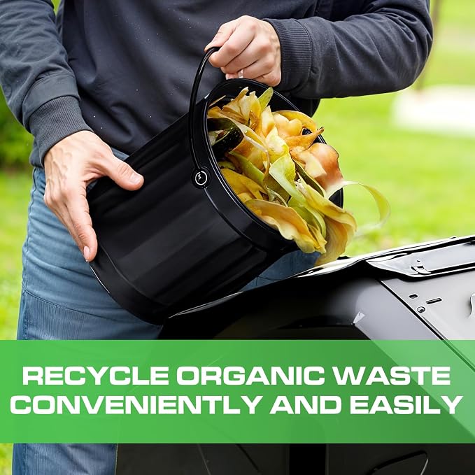 Plexon Countertop Compost Bin Kitchen Indoor - Image 5