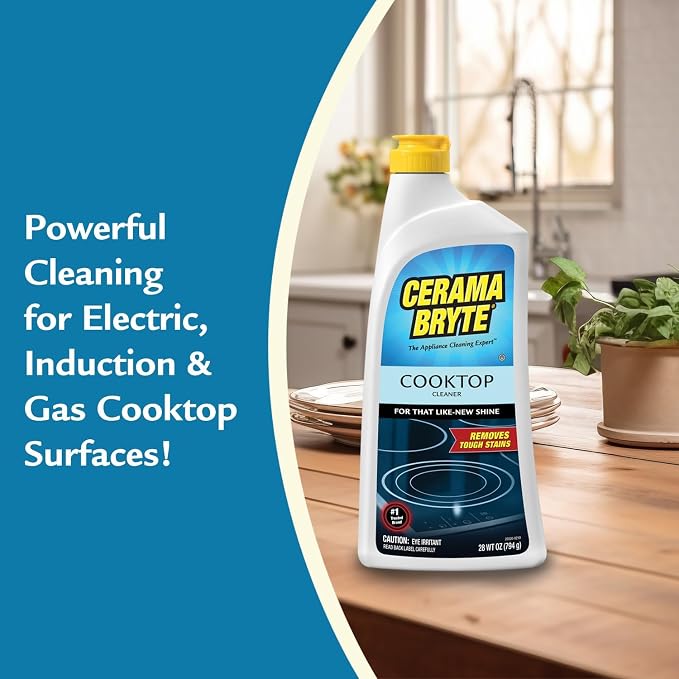 Cerama Bryte Removes Tough Stains Cooktop and Stove Top Cleaner - Image 4