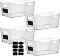 Clear Plastic Storage Bins, Refrigerator Freezer Fridge Organizer Storage by ShelfShaper