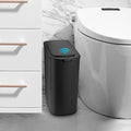 Cesun Automatic Motion Sensor Black Bathroom Trash Can by Cesun
