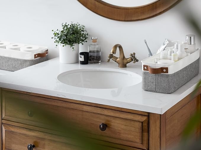 StorageWorks Narrow Storage Bins, Small Basket - Image 6
