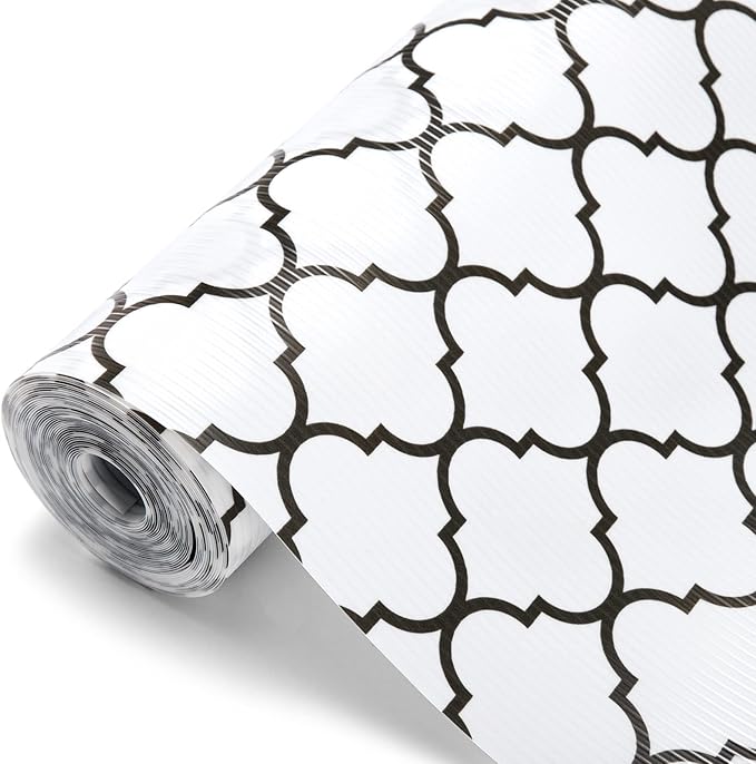 Glotoch Non Slip Shelf Liner 24 Inch Wide, Non Adhesive Drawer Liner, by GlotochExpress