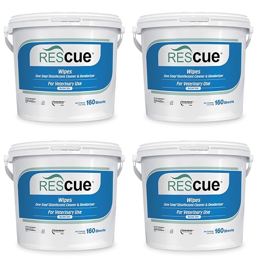 REScue One-Step Disinfectant Cleaner & Deodorizer Wipes by REScue