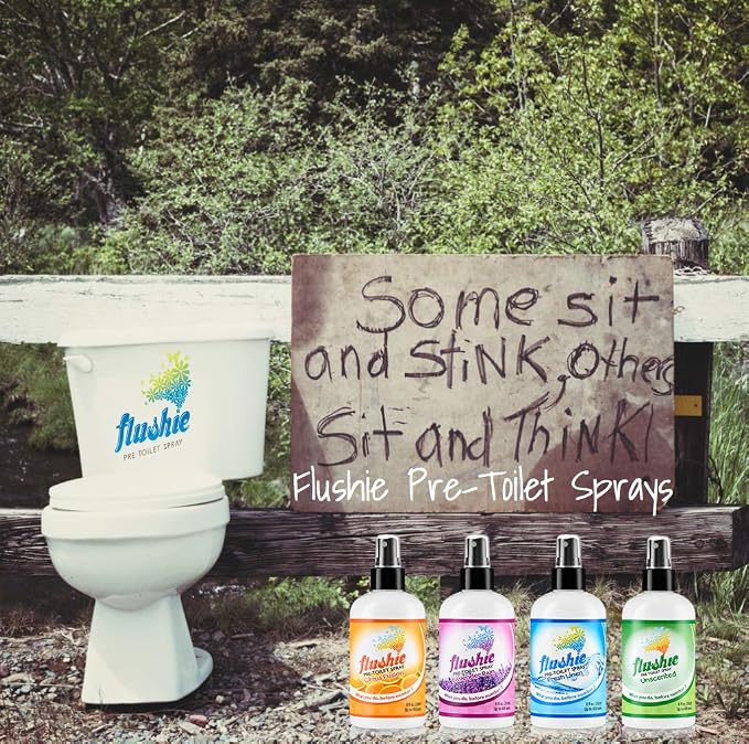 Flushie Pre-Toilet Spray for Poop Travel Size Toiletries Bathroom Spray for - Image 9