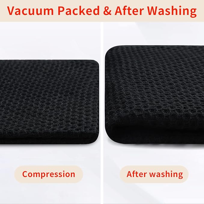 Homaxy 100% Cotton Waffle Weave Kitchen Dish Towels, Ultra Soft Absorbent Quick - Image 7