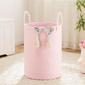 Laundry Basket, Woven Cotton Rope Laundry Hamper, 100L by Artfeel