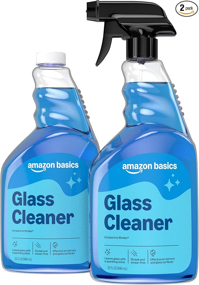 Amazon Basics Glass Cleaner, 32 Fl Oz by AmazonBasics