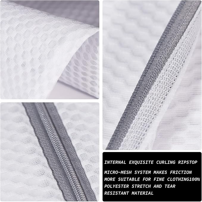 4Pcs Durable Honeycomb Mesh Laundry Bags - Image 4