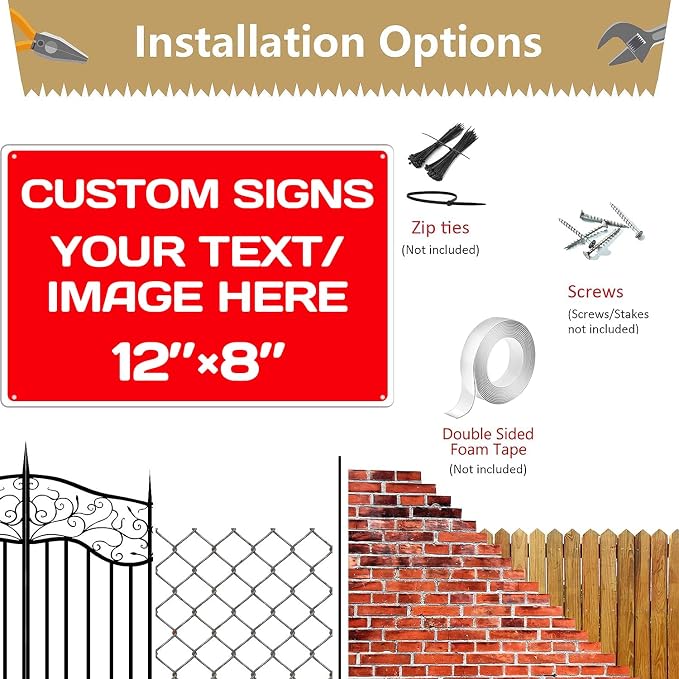 Personalized Aluminum Weatherproof Metal Sign - Image 5