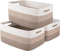 Large Storage Basket for Organizing, Woven Rope Basket for Shelves, Closet by OIASKET
