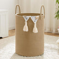 Laundry Basket, Woven Cotton Rope Laundry Hamper, 40L by Artfeel
