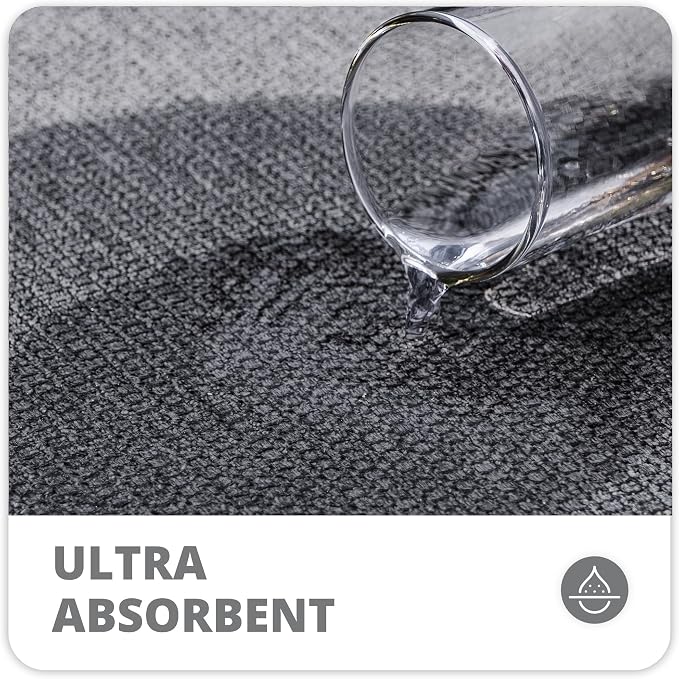 Bath Mat, Ultra Thin Bathroom Rugs, Rubber Bath Mats - Image 3