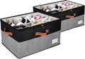 2 Pack Shoe Organizer for Closet, Adjustable Shoe Box Storage Containers by JHHBHV