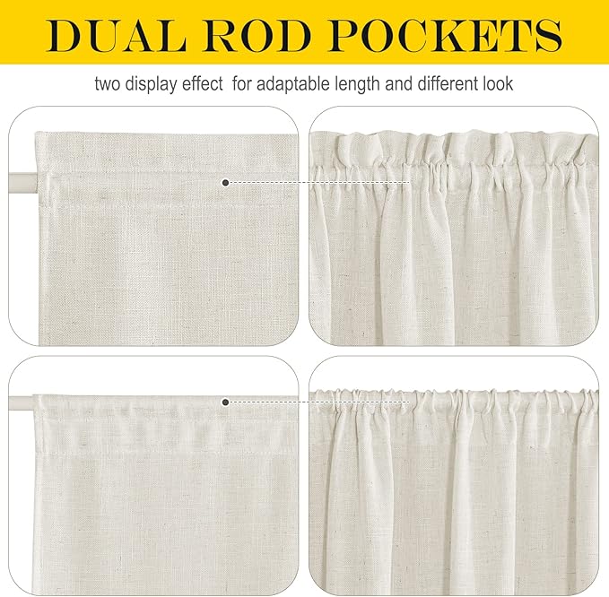 NICETOWN 80 inches Sidelight Door Curtains - Image 4
