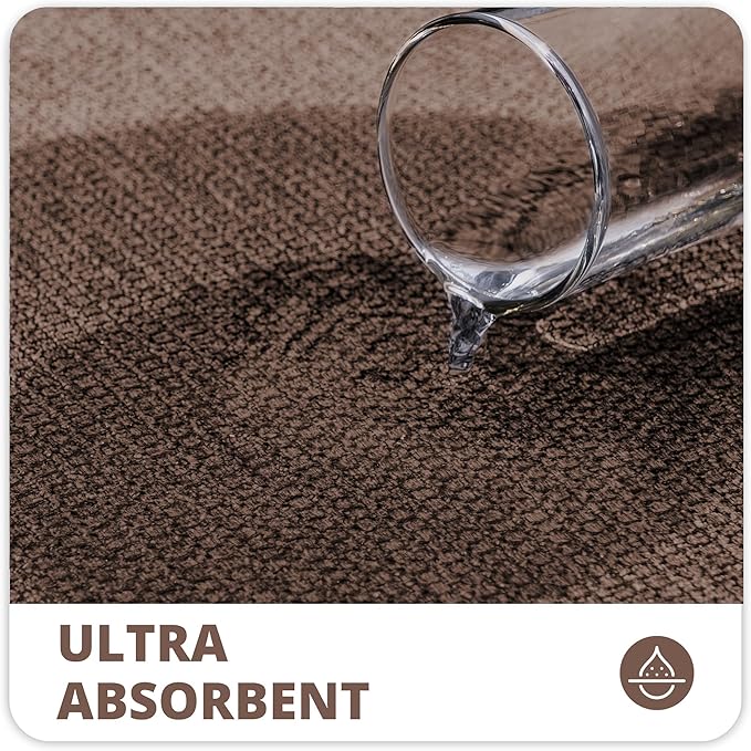 Bath Mat, Ultra Thin Bathroom Rugs, Rubber Bath Mats - Image 3